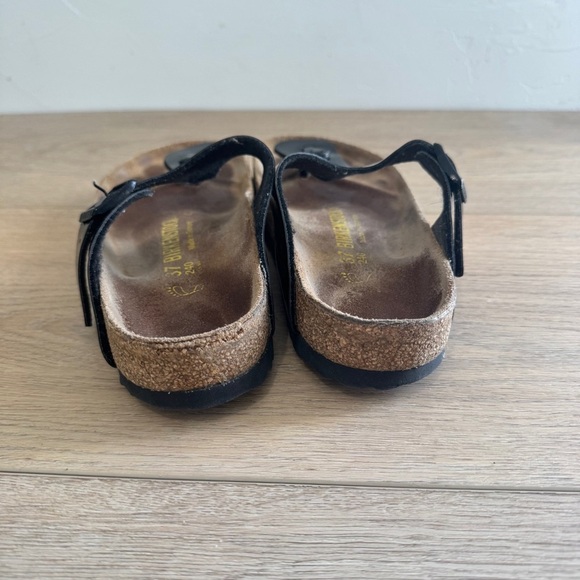 Birken Gizeh Black Thong Sandal Size 37 / US 6 - Picture 3 of 6